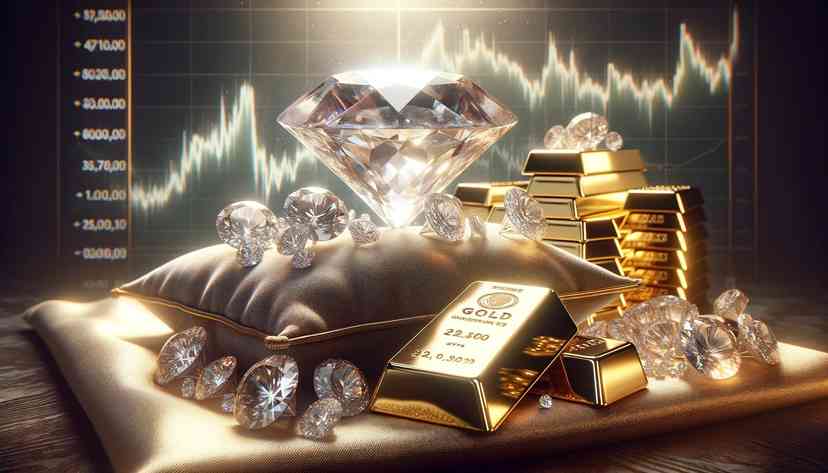 طلا یا الماس؟ کدام یک برای سرمایه‌گذاری مناسب‌تر است؟
