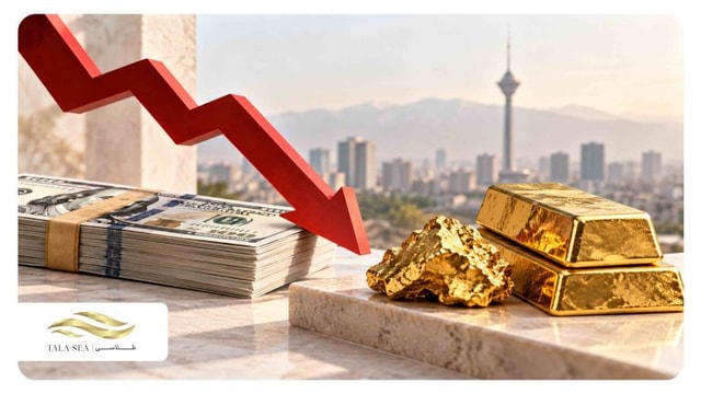 ریزش دلار، طلای ۱۸ عیار را زیر ۲۵ میلیون می‌برد؟
