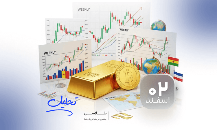 تحلیل هفتگی طلا (هفته اول اسفند ۱۴۰۴) همه نگاه‌ها به تحولات ژئوپلیتیک