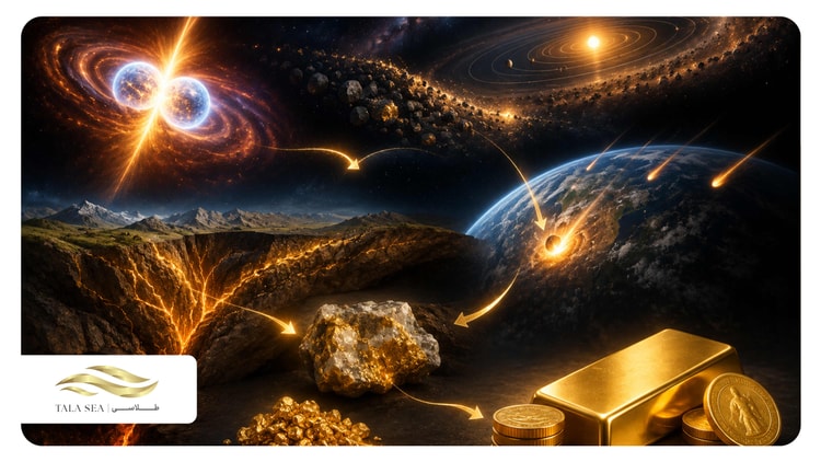 طلا از چه چیزی درست می‌شود؟ + نحوه تشکیل طلا