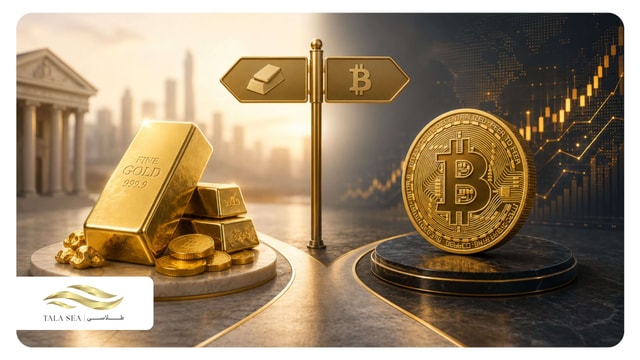 طلا بخریم یا بیت کوین؟ بهترین انتخاب برای سرمایه‌گذاری چیست؟