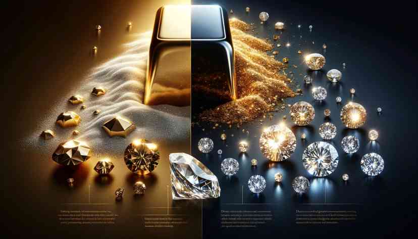 برلیان چیست و چه تفاوتی با طلا و الماس دارد؟ کدام یک ارزشمندتر است؟