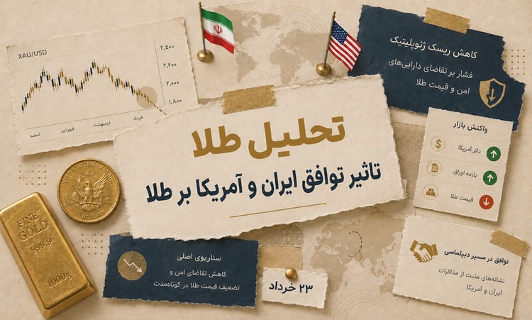 توافق ایران و آمریکا چه اثری بر قیمت طلا خواهد داشت؟