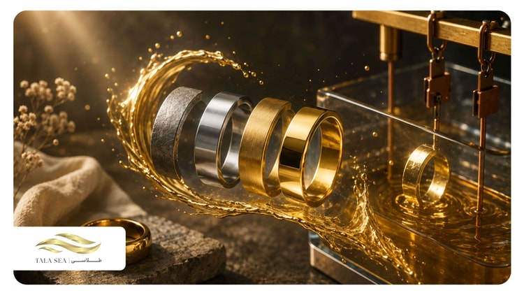 آبکاری طلا چیست؟ بررسی مراحل و کاربردهای آن