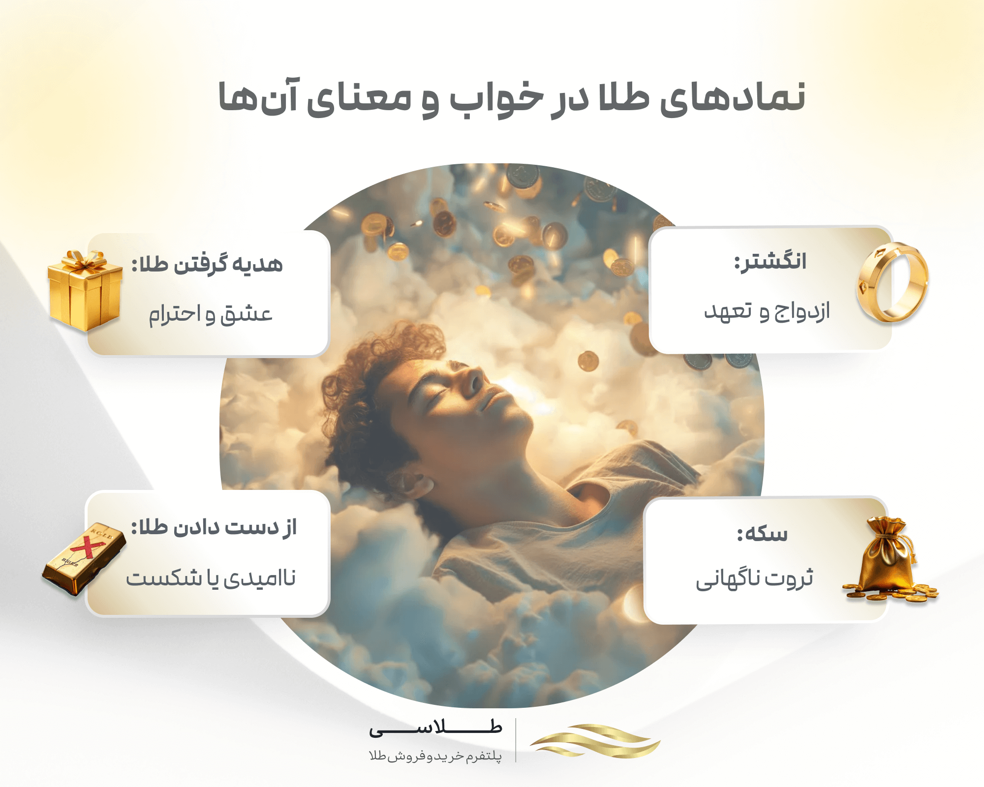 نماد طلا در خواب