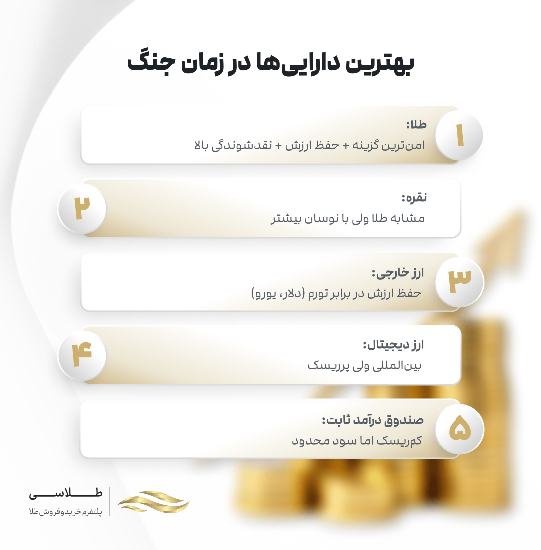 بهترین سرمایه گذاری زمان جنگ
