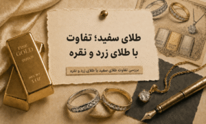 طلای سفید چیست و چه تفاوتی با طلای زرد و نقره دارد؟