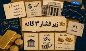 ۳ فشار بزرگ روی طلا؛ سکه و دلار به کدام سمت می‌روند؟