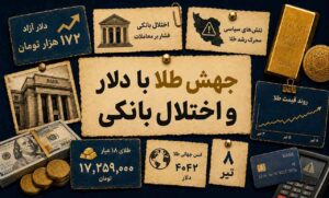 پشت‌پرده جهش قیمت طلا؛ دلار و اختلال بانکی بازار را به‌هم ریختند
