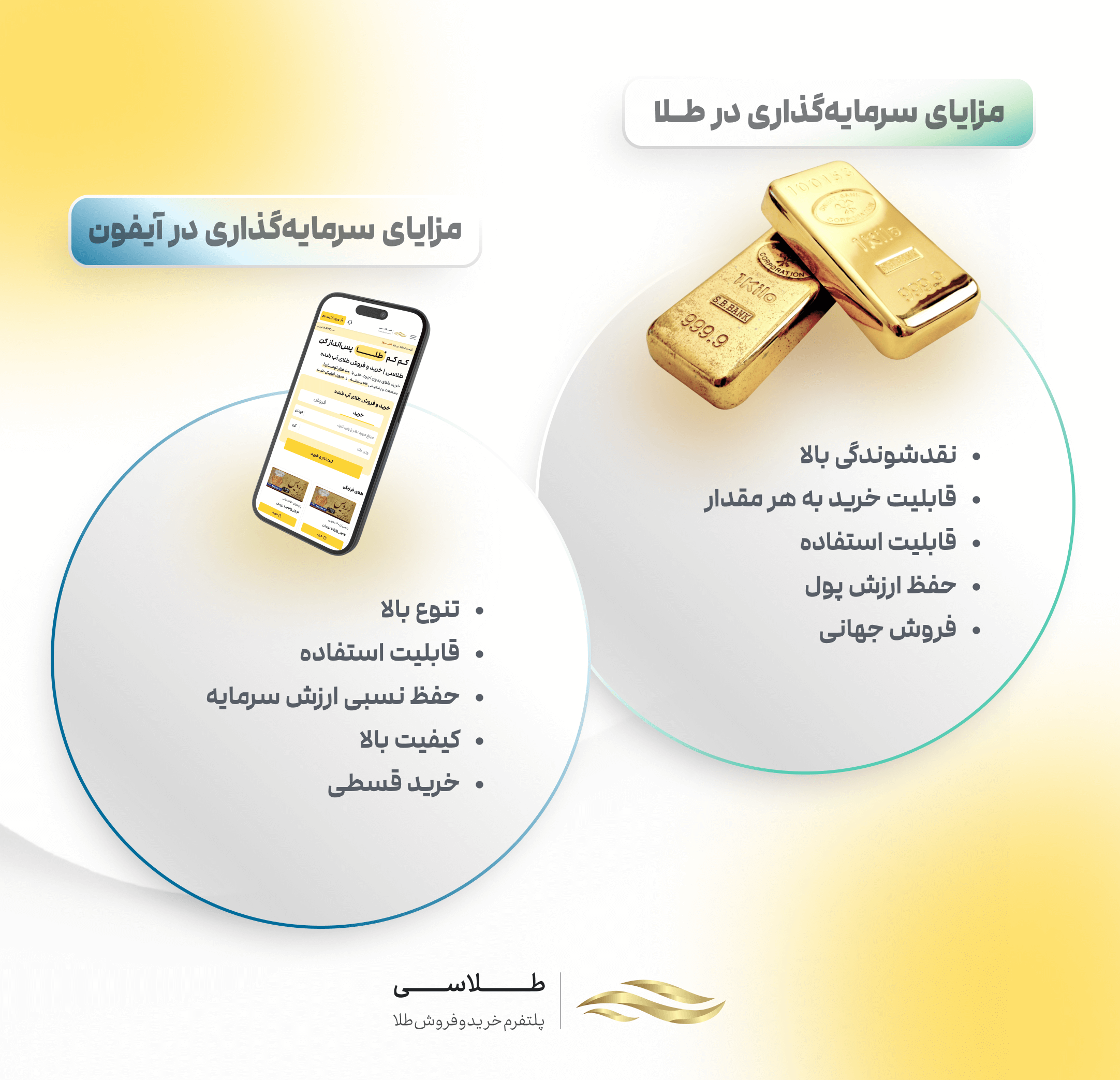 مزایای خرید آیفون یا طلا