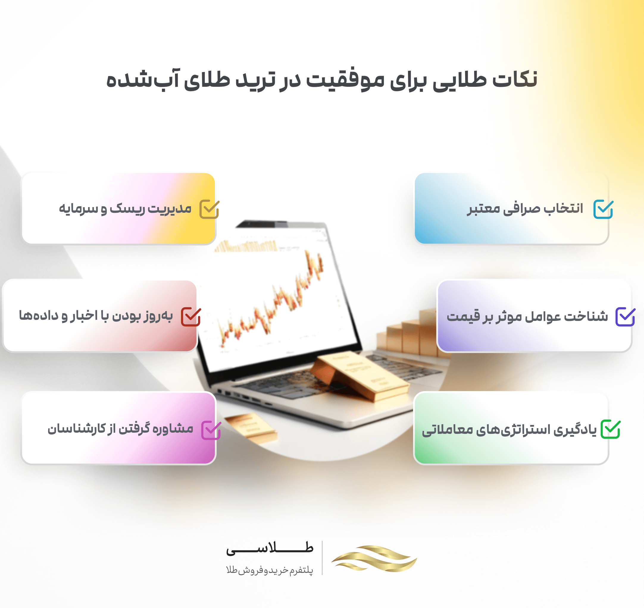 نکات مهم در ترید طلای آب شده