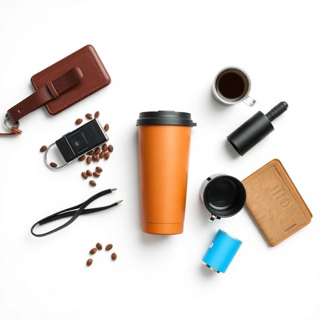 تراول ماگ و وسایل قهوه برای هدیه روز مرد